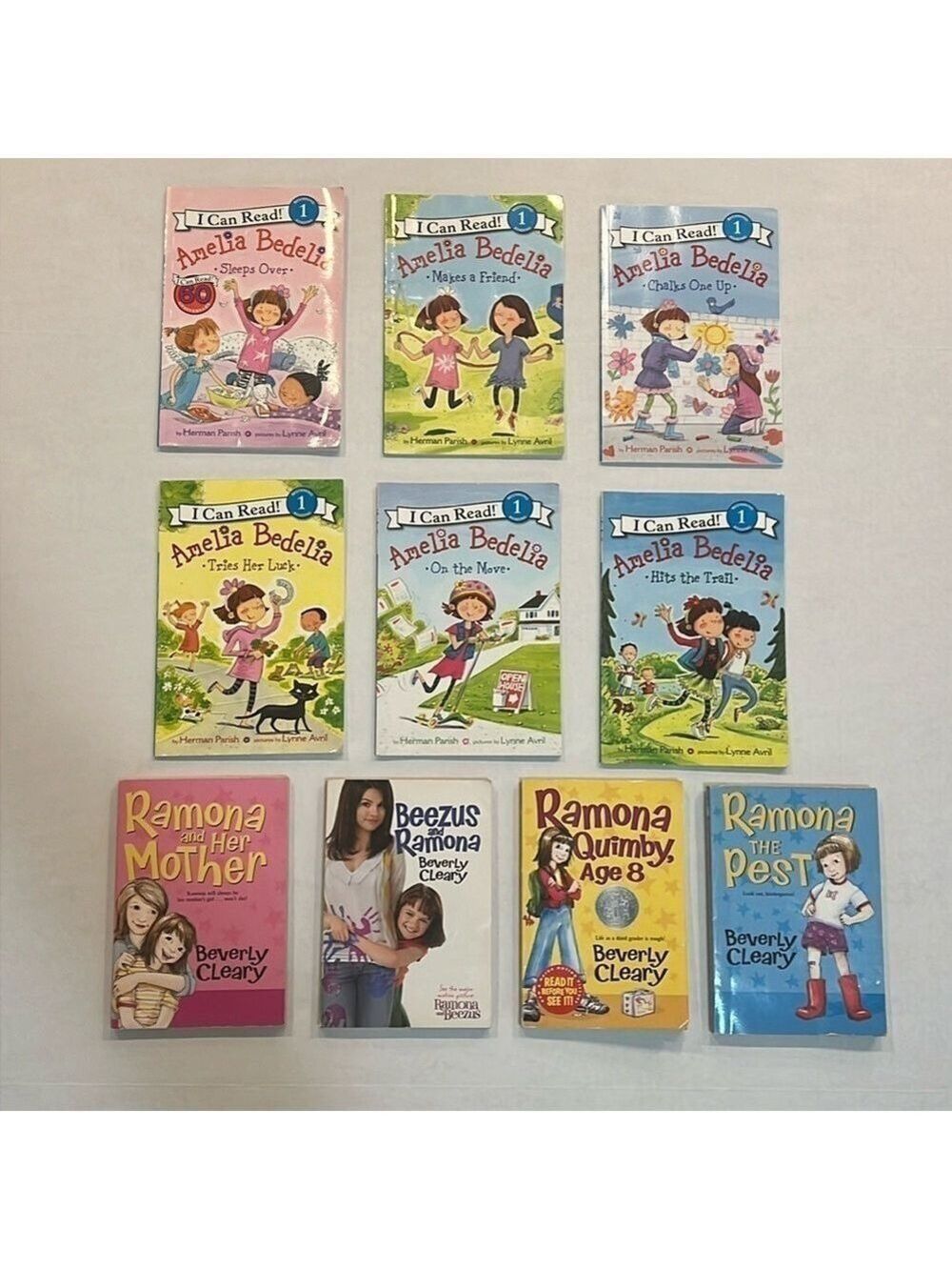 Amelia Bedelia & Ramona Quimby Books/I can Read 1 Scholastic/5-8 years reading